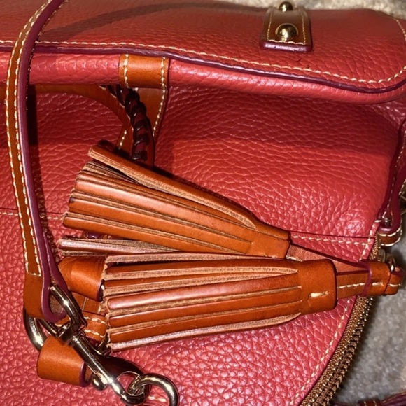 Dooney & Bourke Aubrey Leather Satchel - Picture 13 of 14